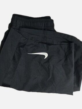 Nike Dri-Fit Shorts Men Small Black Training Athletic Bottoms Sports Zip Pockets
